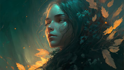 ArtStation - Breeze of Serenity: A Digital Painting of Calm and Peace ...