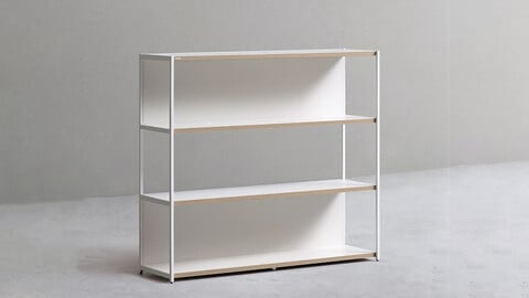 DSAC123 1200 Width 3 Tier Open Type Steel Bookcase