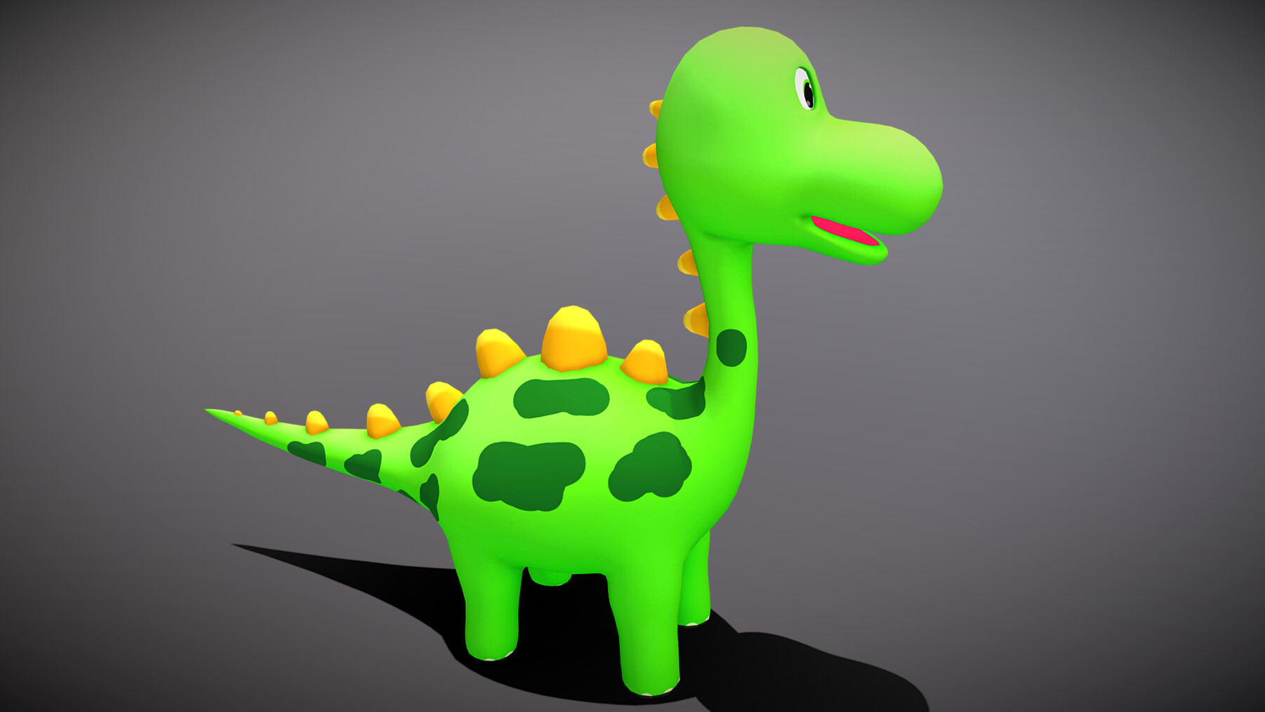 ArtStation - Cartoon Stegosaurus | Game Assets