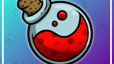 Twitch Emote: Red Health Pot Potion