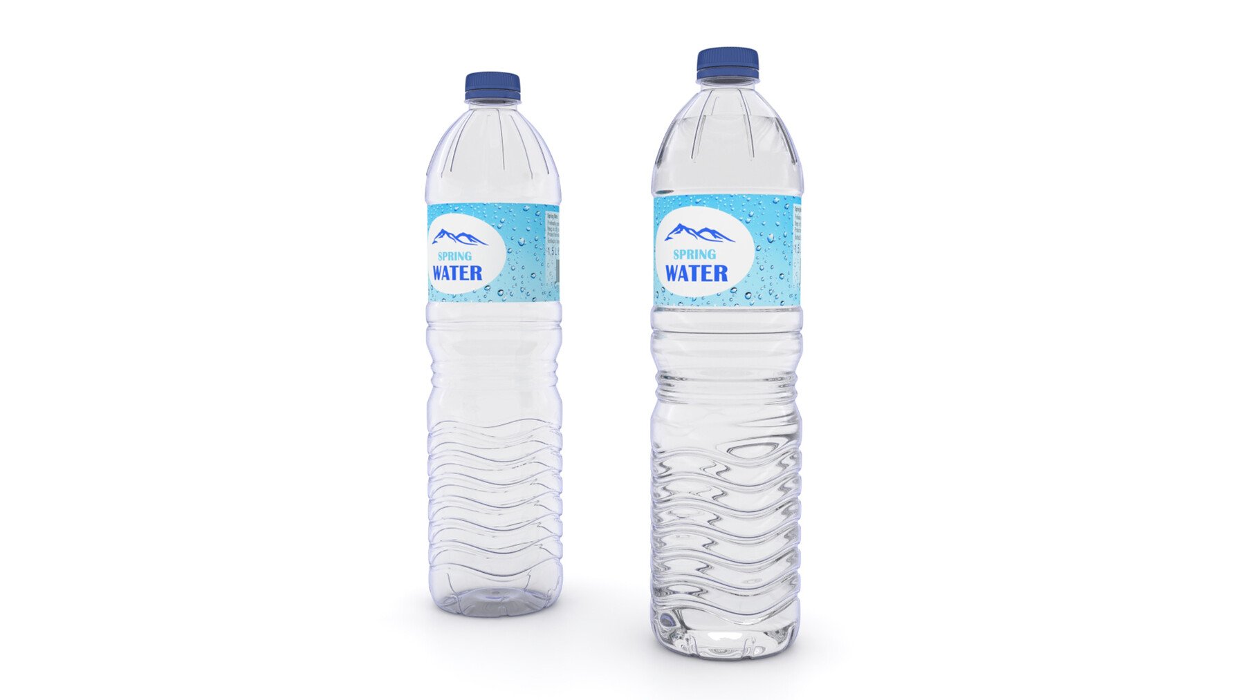 ArtStation - 3D Model: Plastic Water Bottle Big | Resources