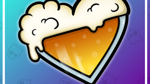Twitch Emote: Beer Heart