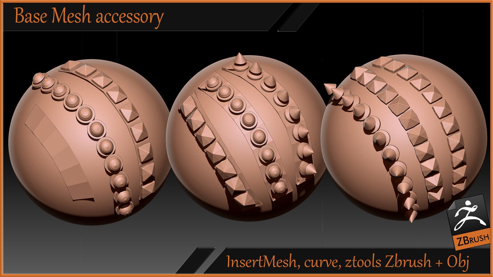 ArtStation - Base Mesh Accessory | Brushes