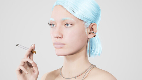 3D model RATHELWOLF ear cuff MARIE