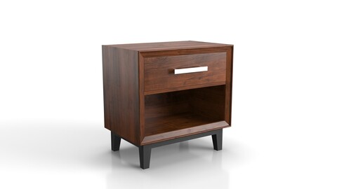 Nightstand Stained Mahogany