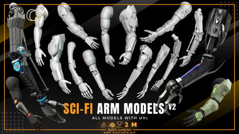 SCI-FI ARM MODELS v2