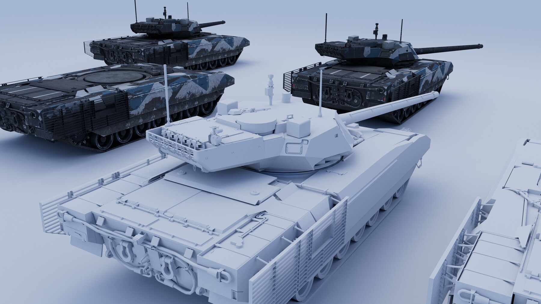 ArtStation   T 14 Armata | Game Assets