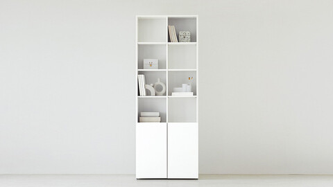 Quattro 800 6 Tier Bookcase