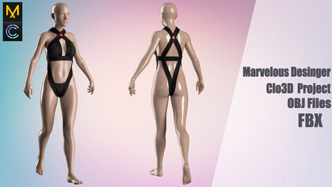 Clothes №168 "Marvelous Designer" /Zprj/ OBJ+FBX