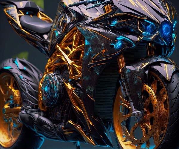 ArtStation cool motorcycle Artworks