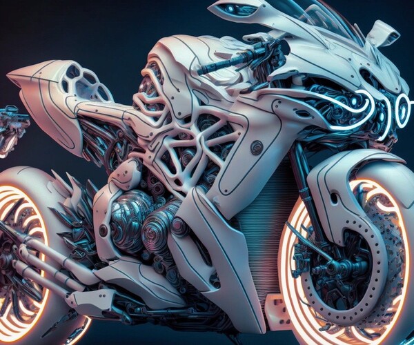 ArtStation cool motorcycle A Artworks