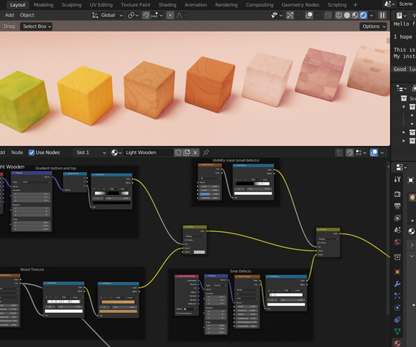ArtStation Procedural Materials for Blender Game Assets