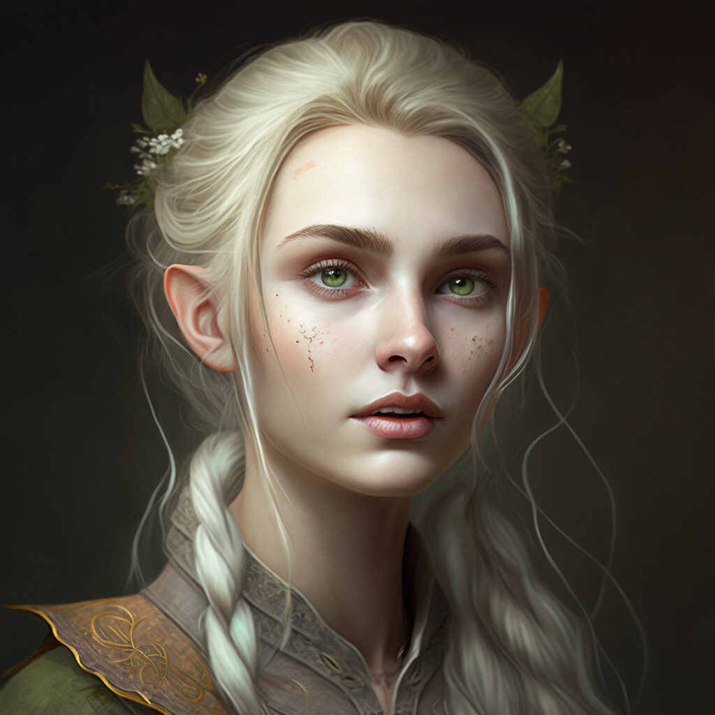 ArtStation - Elf girl portraits | Artworks