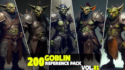 200 Goblin-Concept Reference Pack Vol.01