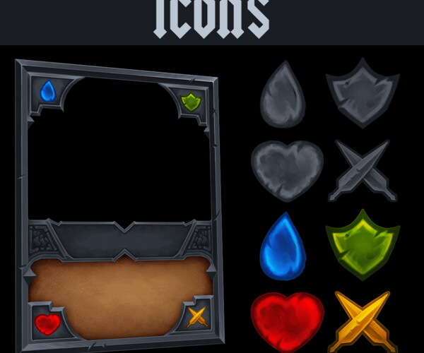 ArtStation Portal TCG Card Game Assets