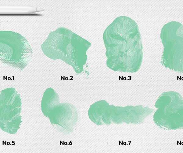 ArtStation - Procreate Acrylic Brush | 99 Oil & Acrylic Brushes for ...