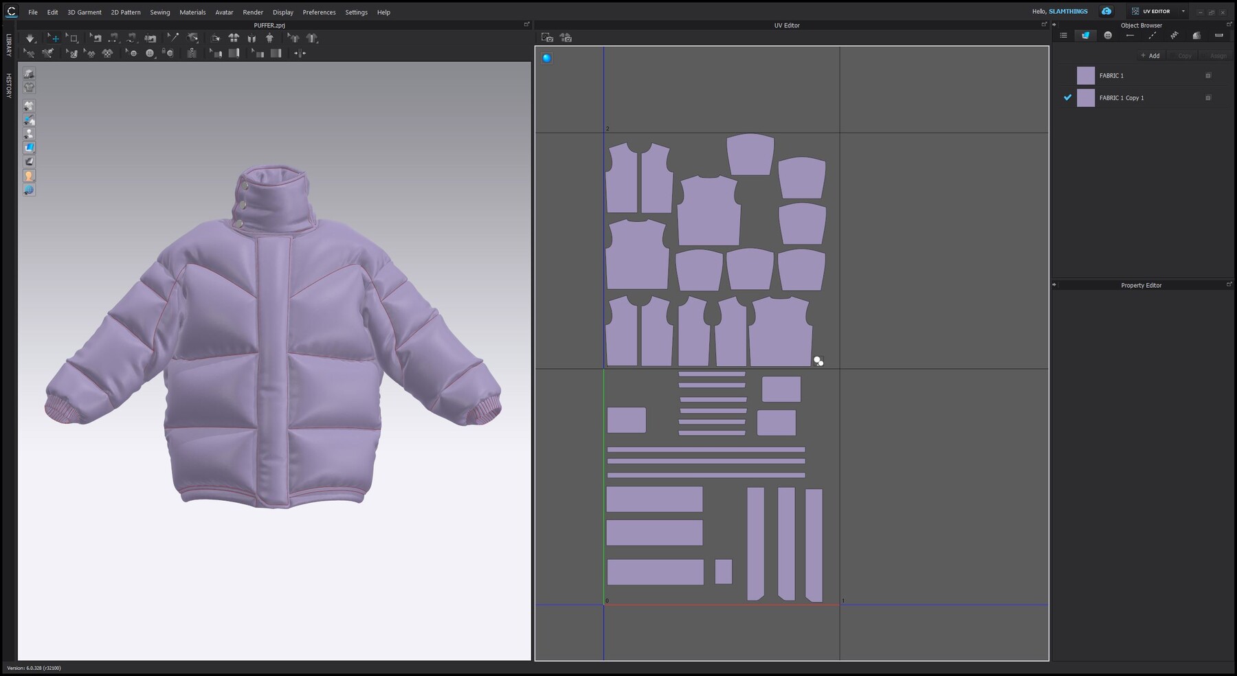 ArtStation - Streetwear Puffer Jacket #023 - Clo 3D / Marvelous