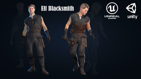 Elf Blacksmith