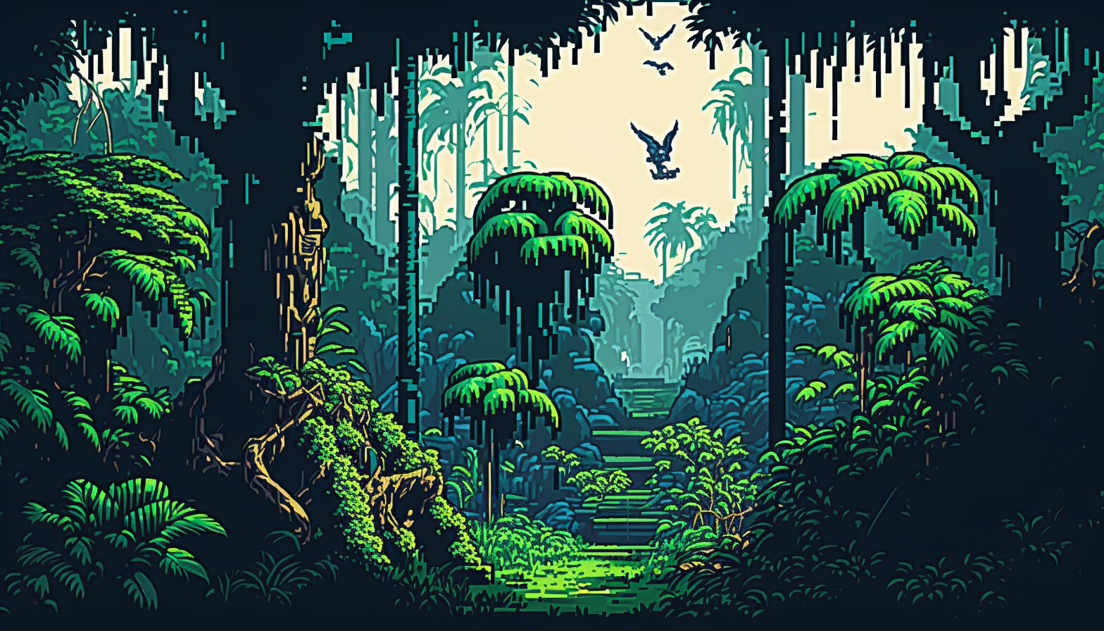 16 Bit Landscape