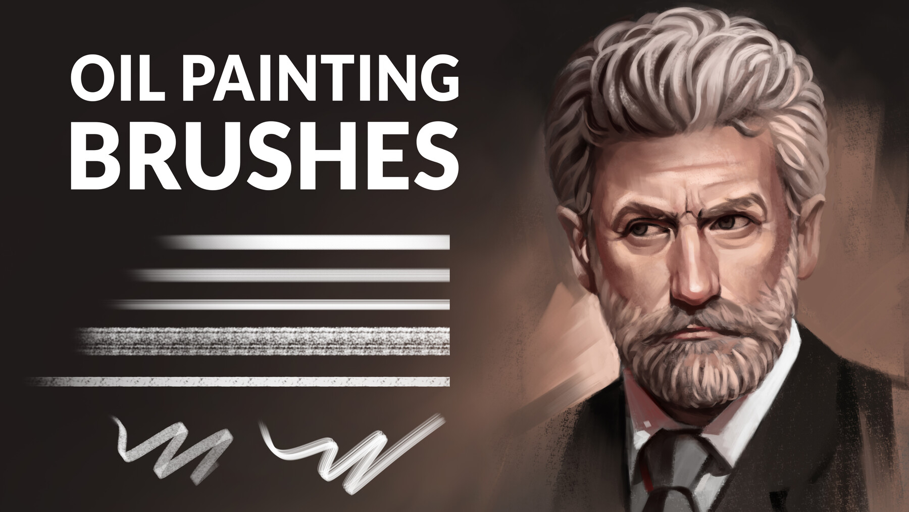 ArtStation - Oil painting brushes + portrait painting process video ...