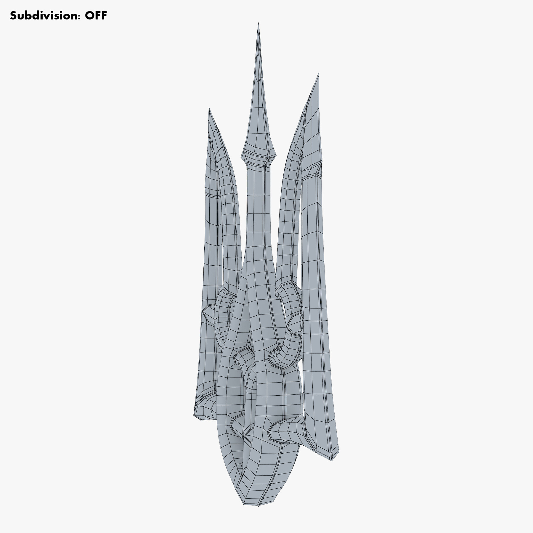 3D Tryzub Ornament
