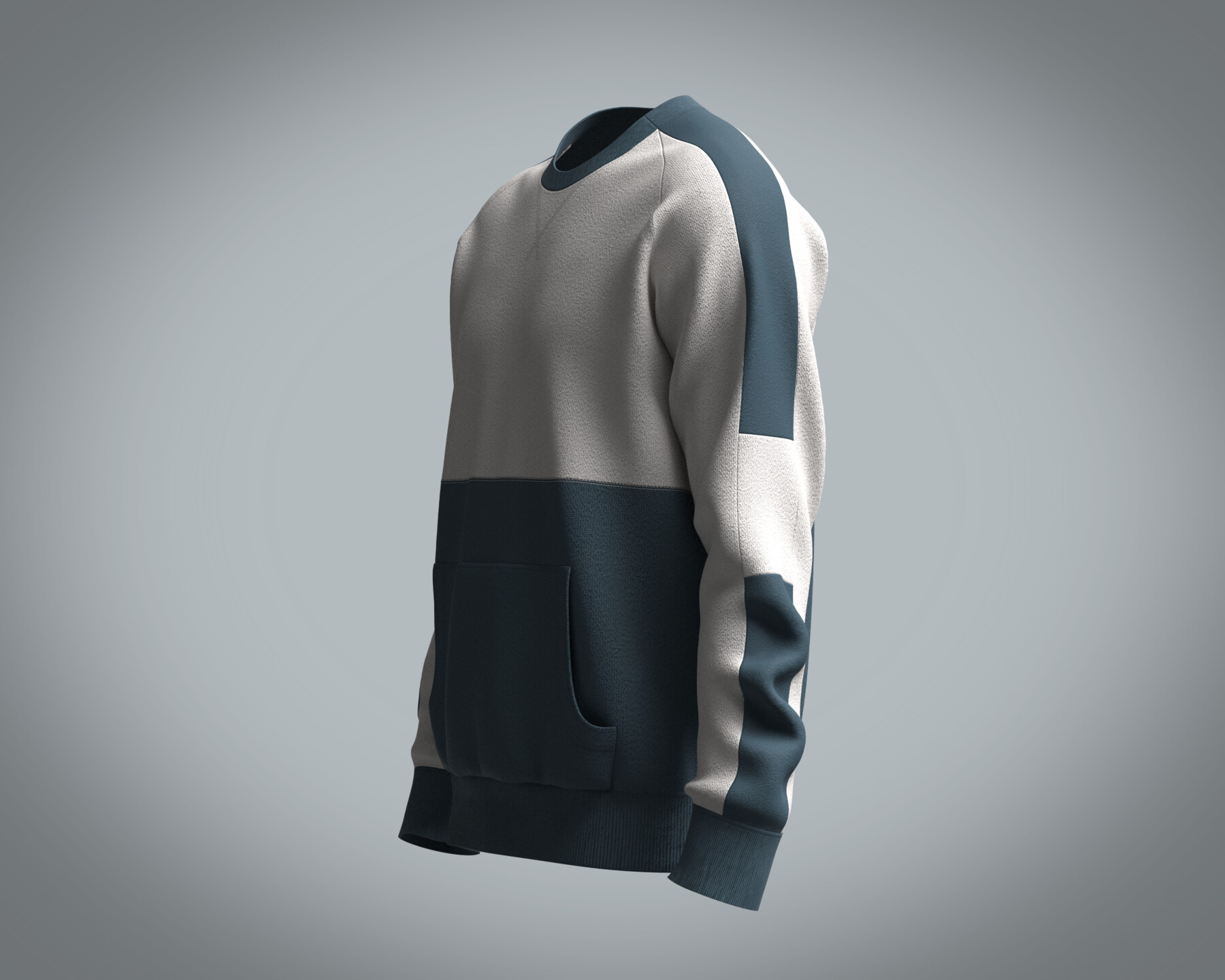ArtStation - Raglan with Pocket Sweatshirt | Resources