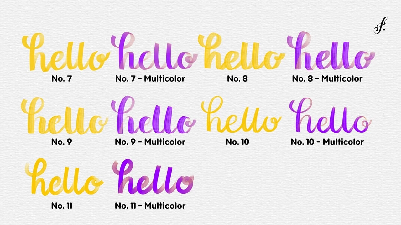 ArtStation Procreate Brushes Lettering 146 Artistic Lettering