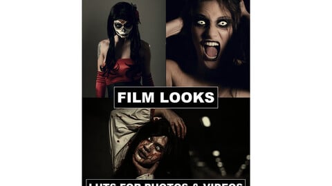 Cinematic Film Horror LUTs for Photos and Videos