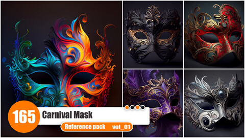 165 Carnival Mask