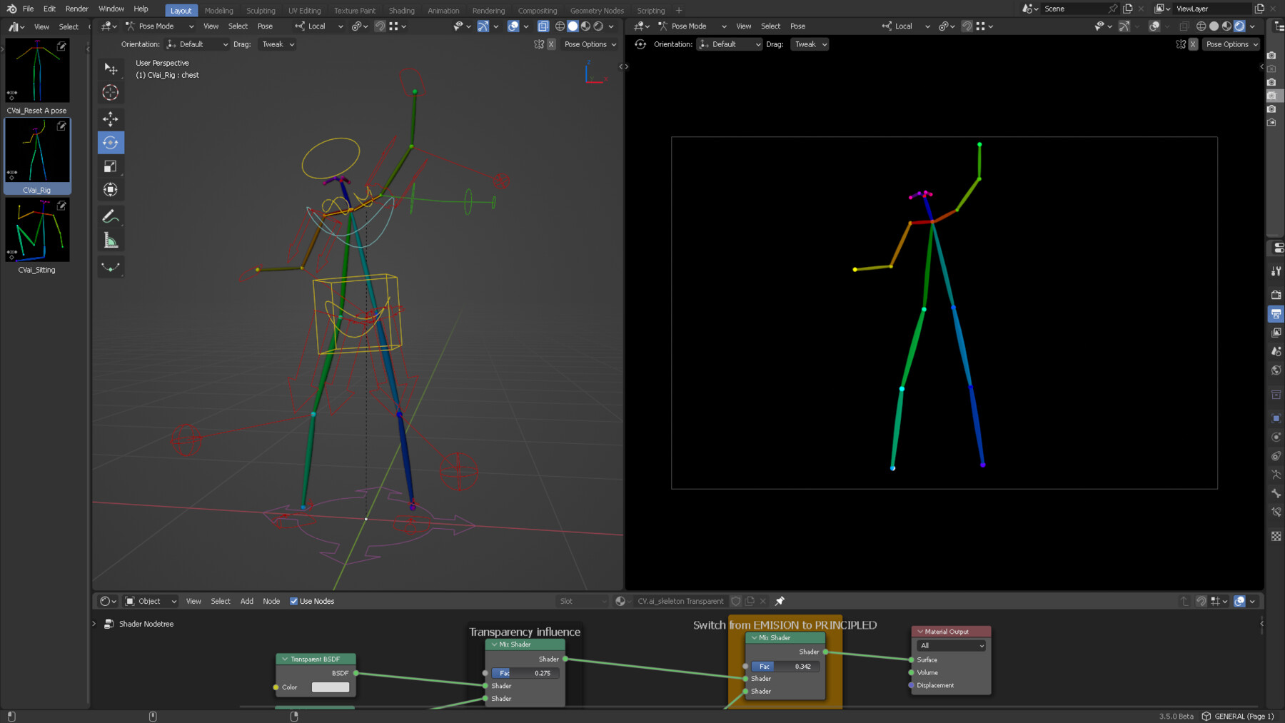 Used blender pose library now mesh not moving with origin, and now Mesh  also drifts off of armature - Animation and Rigging - Blender Artists  Community