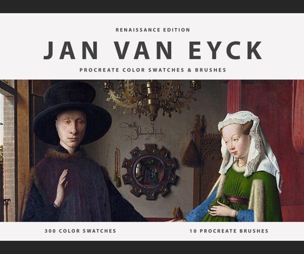 ArtStation - Jan Van Eyck Procreate Brushes | Brushes