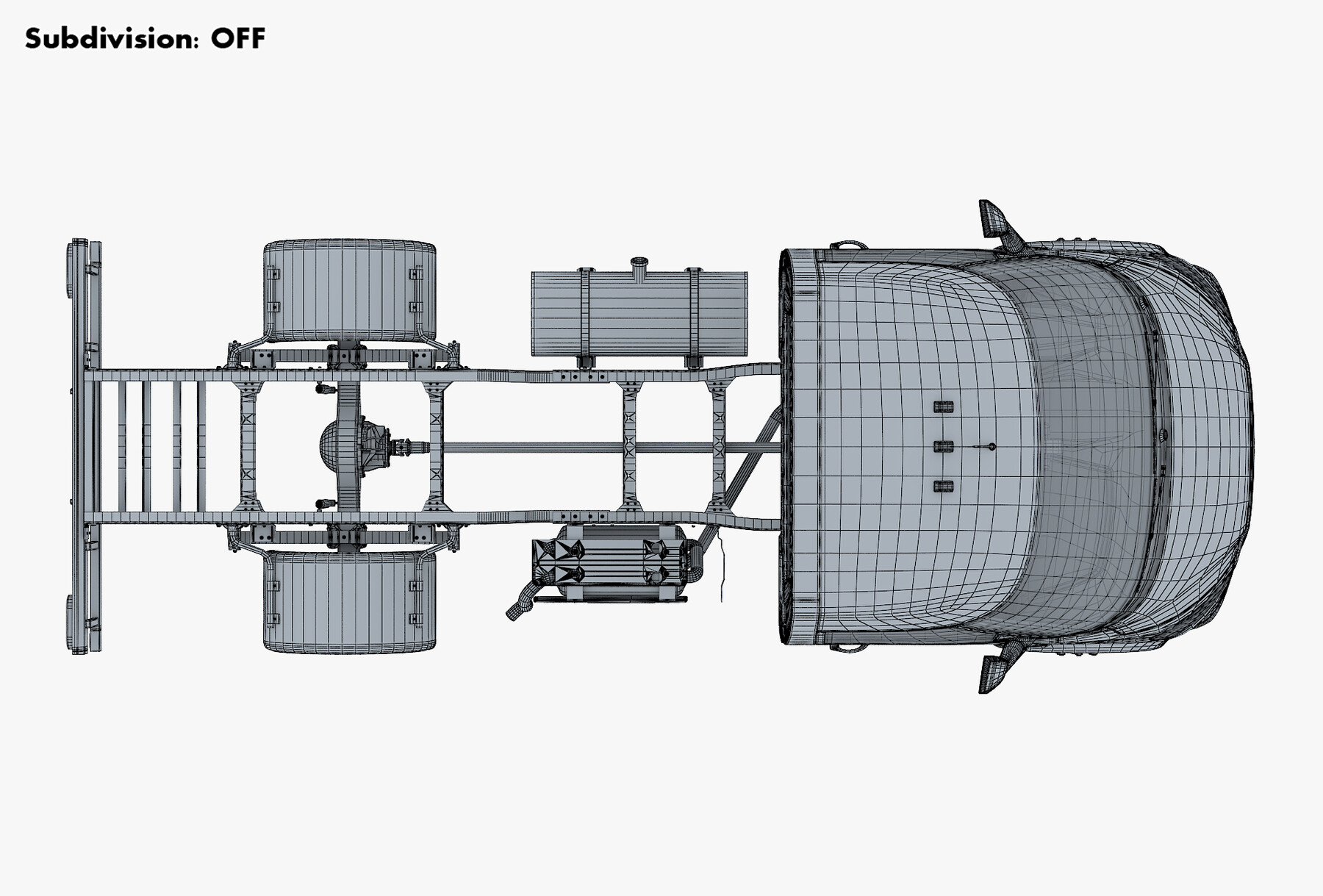 ArtStation - Generic Truck Chassis Frame M 1 | Resources