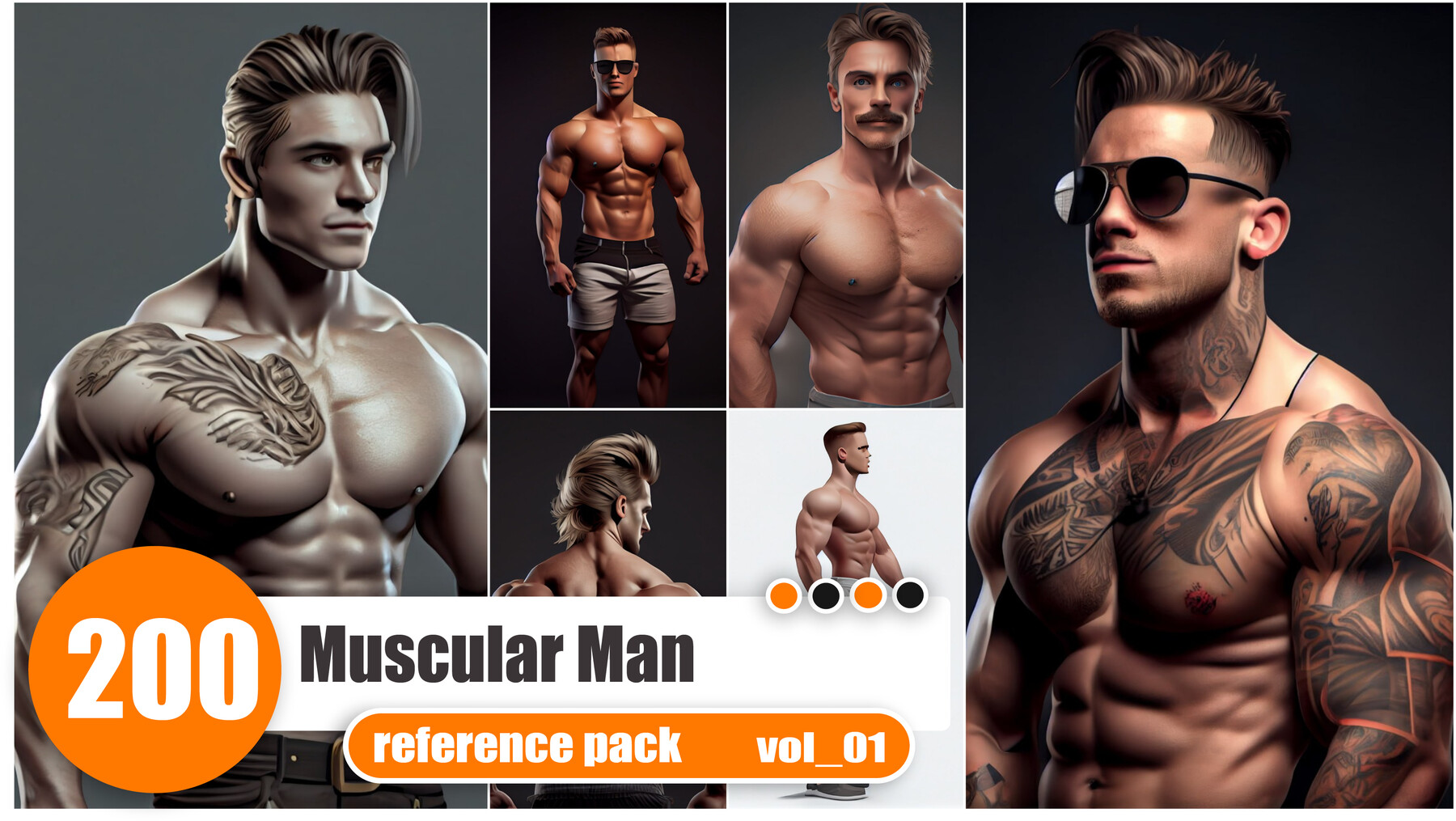 ArtStation - Anime Muscular Man