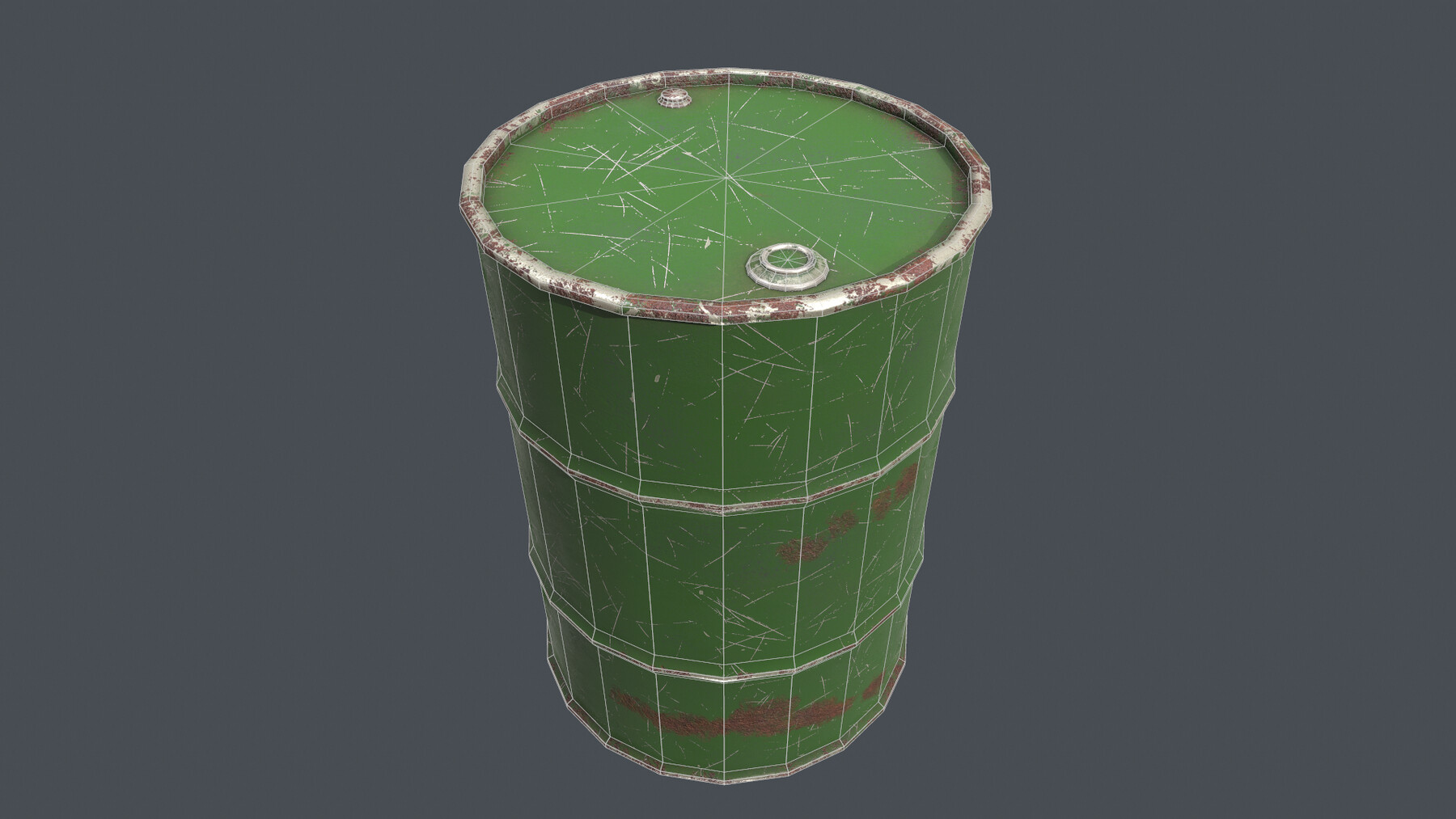 ArtStation Oil Drum Game Assets