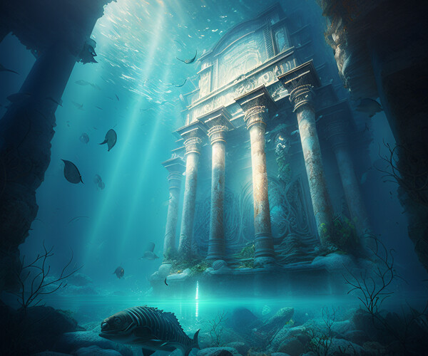 ArtStation - Submerged Atlantis: A City of Marble Beneath the Waves 7 ...