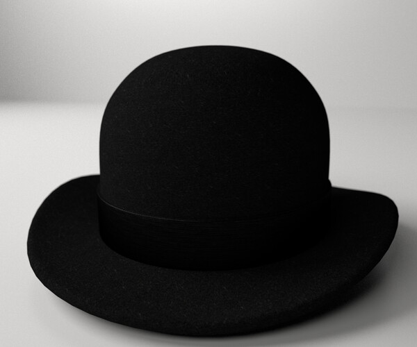 ArtStation Bowler Hat Resources   File 