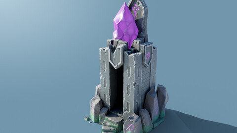 Magic Tower - game ready model