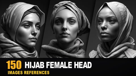 150 Hijab Female Head