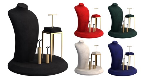 Monicadisplaystudio Jewelry Stand Vol 05 with 5 color