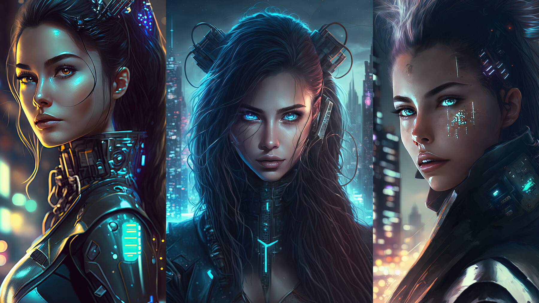 ArtStation - 107 arts - Cyber Girl - Concept Reference Pack Vol.02 ...