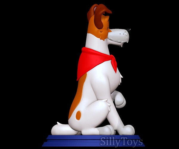 Dodger - Oliver and Company 3D Print Model by SillyToys