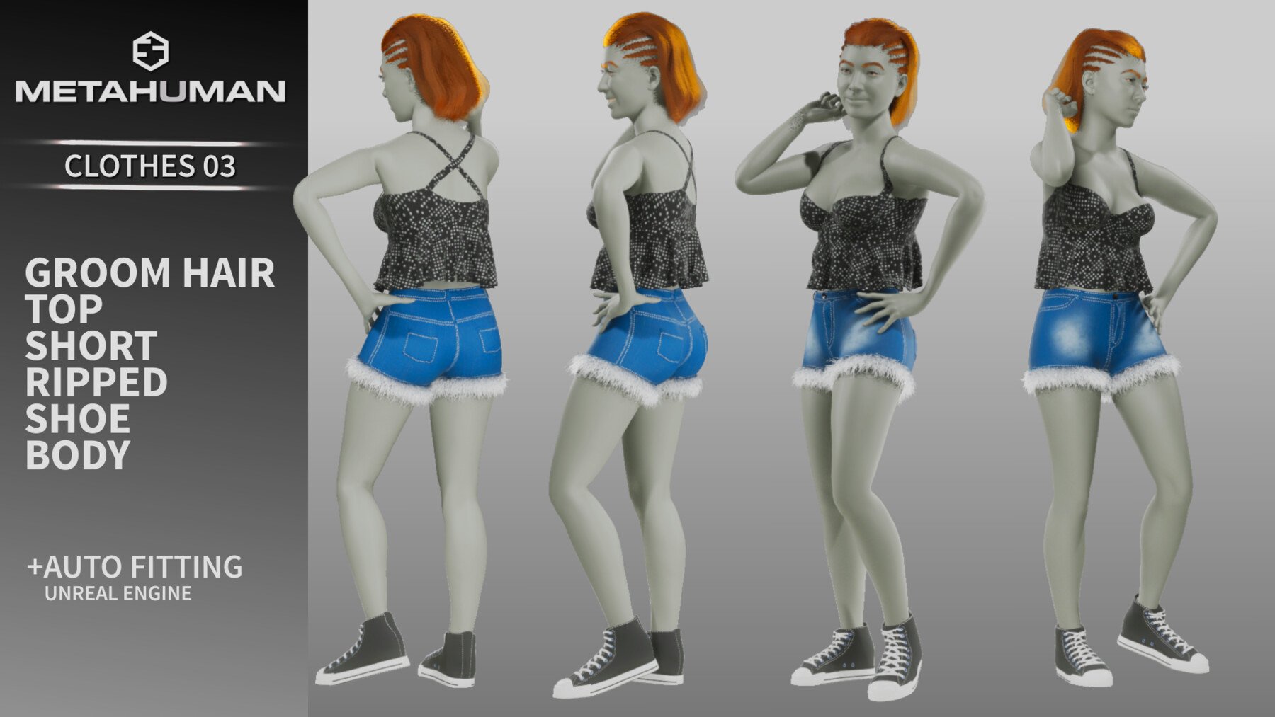 ArtStation - Clothes 03 For MetaHuman | Game Assets