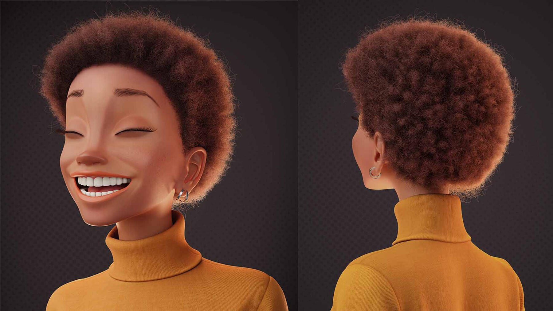 ArtStation - Smiling Beauty - Blend File | Artworks