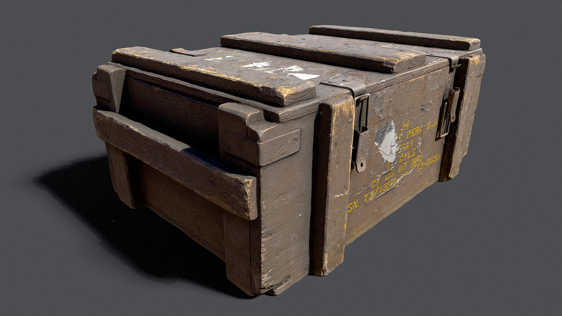 ArtStation - WW2 Ammo Box - Photogrammetry Scanned Game Asset | Game Assets