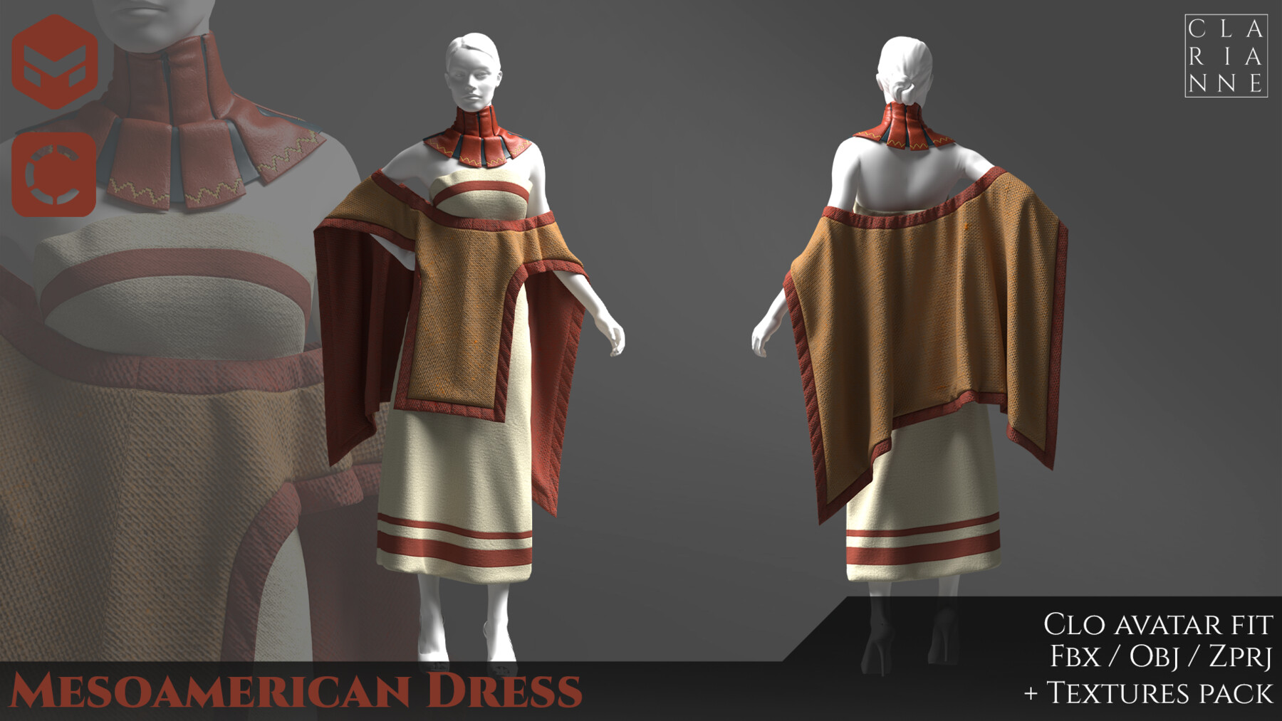 ArtStation Mesoamerican Dress Resources File