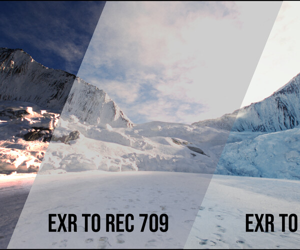 ArtStation Blender EXR LUTs for Davinci Resolve Resources