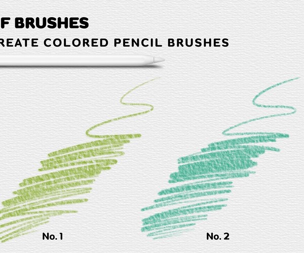 ArtStation - Procreate Pencil Brushes | 2 Procreate Colored Pencil ...