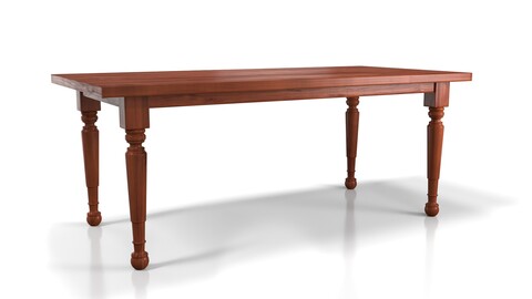 Dutch Colonial Javanese Teak Dinner Table