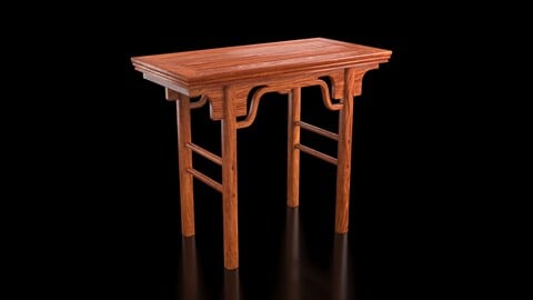 Chinese Antique Elm Alter Table