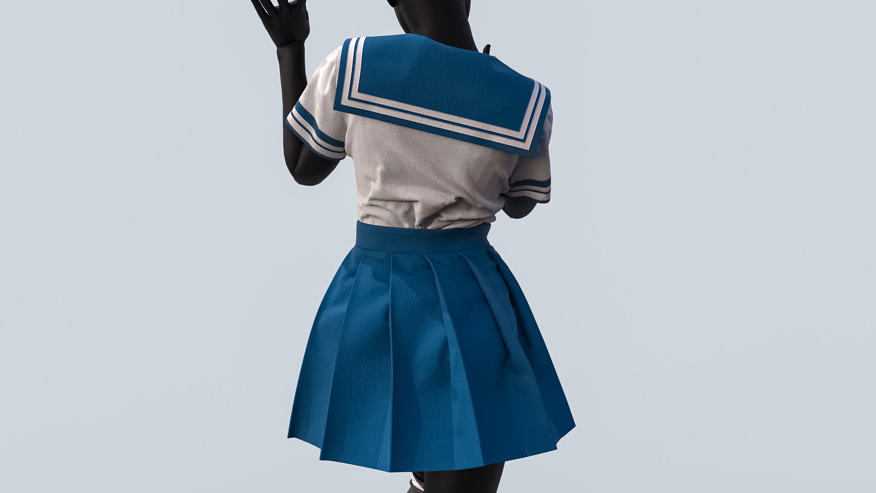 GaoDan School Uniforms 20 3D Figure Assets gaodan